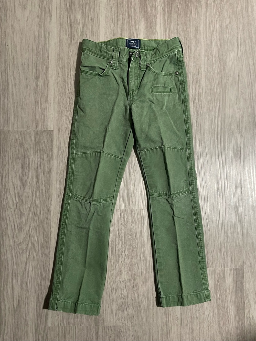 Gap Kids Slim Straight Olive Pants